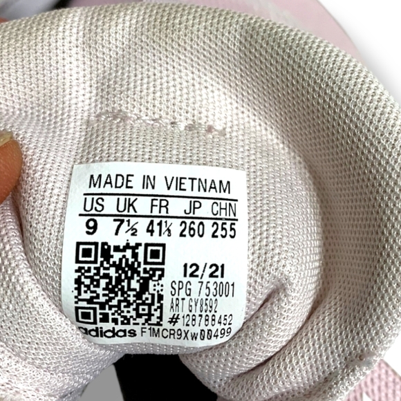 ADIDAS Nario Move Women's Running Sneaker GY8592 Cloud White/Clear Pink Size 9 - Picture 8 of 10